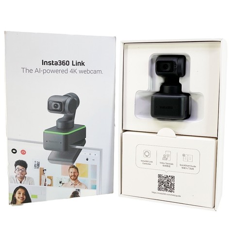 Insta360 Link CINSTBJ/A UHD PTZ 4K AI Webcam, 4K Resolution with 1/2" Sensor - Picture 2 of 13