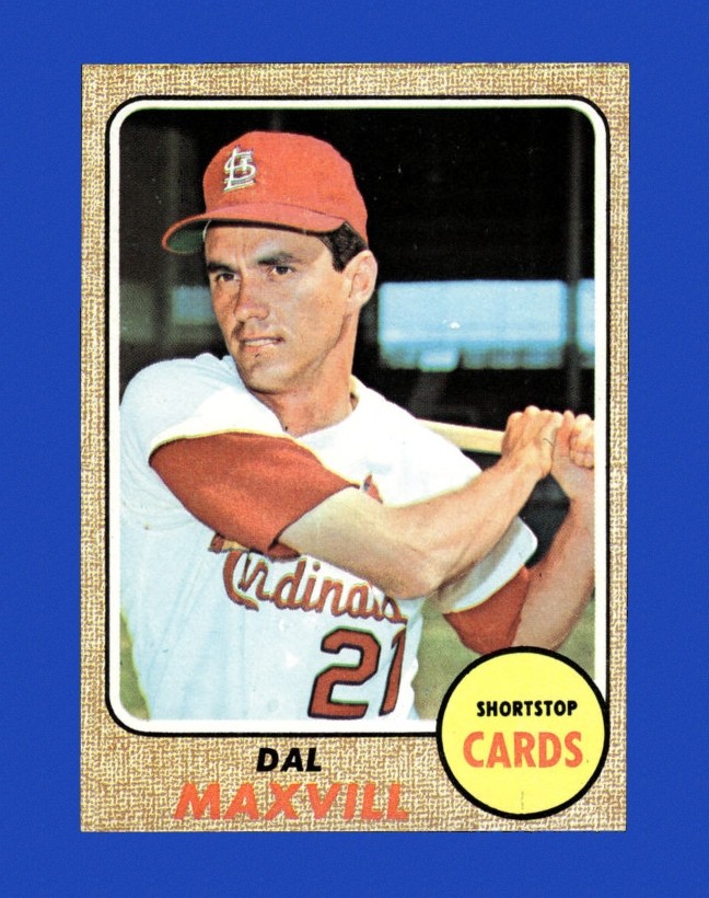 1968 Topps Set-Break #141 Dal Maxvill EX-EXMINT *GMCARDS*