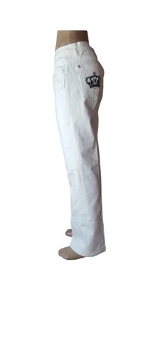 Victoria Beckham x Rock & Republic white crown straight jeans in size 24 - Picture 20 of 21