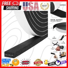 Foam Insulation Tape Self Adhesive, 1/2In x 1/4In x 33Ft Weather Stripping fo...