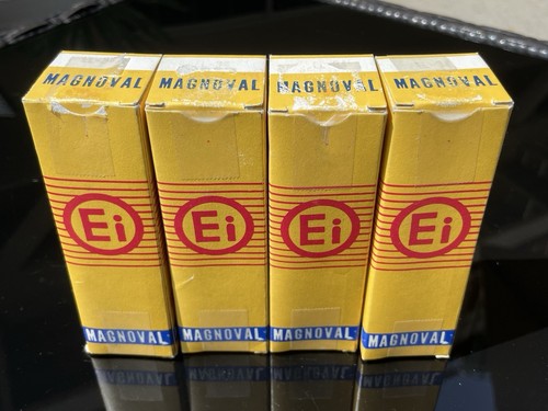 Quad Magnoval Ei Yugoslavia EL34 / 6CA7 Vacuum Tubes w/ Original Boxes - Picture 16 of 17