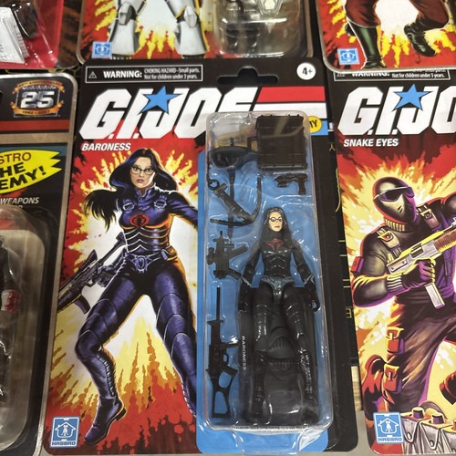 GI Joe 25th Anniversary Lot 8 Figuren Brandneu auf Karte! - Bild 8 von 9