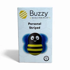 BUZZY Needle Pain Relief By Pain Care Labs - Personal Striped Bee NEW