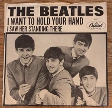 Beatles I Want To Hold Your Hand/I Saw Her Standing There Capitol 5112 45rpm