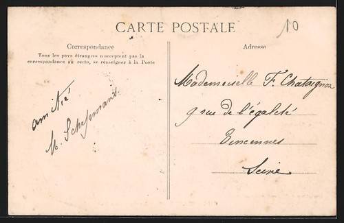 CPA Écouen-Ézanville, La Sortie du Bois - Picture 2 of 2