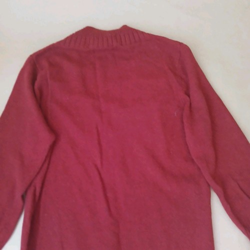 Abito Maglione Banana Republic Misto Lana Cashmere Taglia XS Rosso Lusso Vacanze - Foto 9 di 12