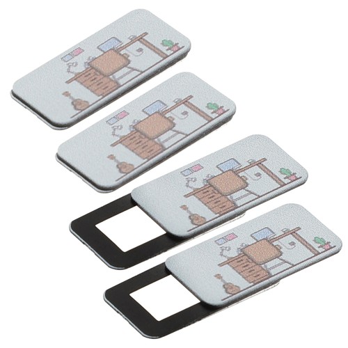4 Pcs Privatsphäre Cover Set Laptop-Kamera-Abdeckfolie Für Computerkameras - Afbeelding 6 van 12