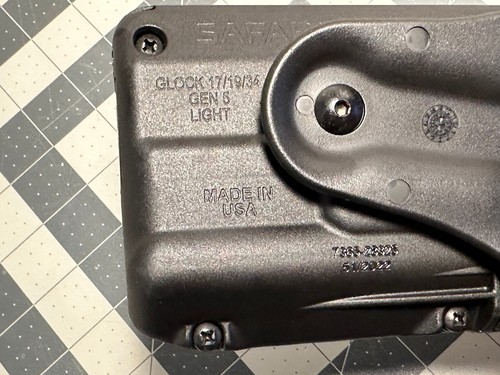 Safariland 7365 ALS/SLS Level-3 RH Duty Holster, Basket, GLOCK 19 23 45 w/ LIGHT - Picture 10 of 19
