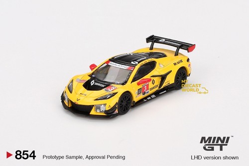1/64 Mini GT #854 Chevrolet Corvette Z06 GT3.R #3 Pratt Miller 2024 IMSA Daytona - Picture 2 of 5