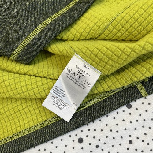 RAB Nucleus Pull On Fleece 1/4 Zip Up Heather Green Midlayer Jacket Men's XL - Picture 5 of 8
