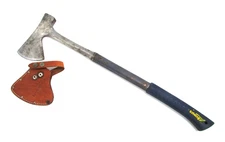 ESTWING 26" (LONG HANDLE) CAMPERS AXE 45A, w/ No. 5 LEATHER SHEATH