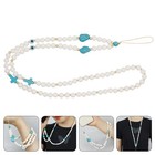 2szt Smycz telefoniczna Szyja Perła Charm Długa lina wisząca Anti-losene