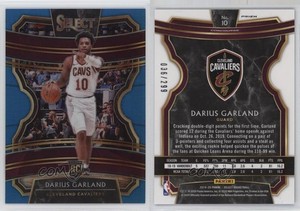 2019 Panini Select Concourse Light Blue Prizm /299 Darius Garland #10 Rookie RC