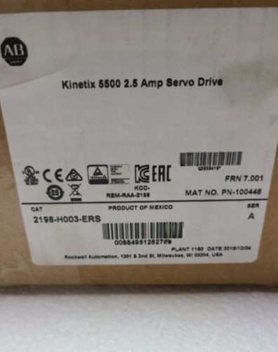 2198-H003-ERS AB Kinetix 5500 2.5 Amp Servo Drive ¡Nuevo en Caja! NUEVO - Imagen 2 de 4