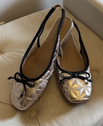 Aerosol donna slingback flat catalina, oro rosa, taglia 9, ottime condizioni