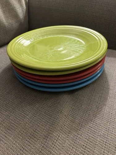 Homer Laughlin ~ Fiesta Fiestaware ~ Dinner Plates ~ Set Of 6