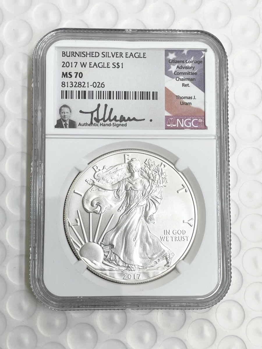 American Eagle MS 70 Graded 2017 Silver Bullion Coins for sale | eBay