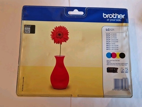 original Brother LC121VALBP LC121 MultiPack 4er-Pack neu OVP