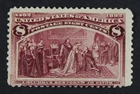 CKStamps: US Stamps Collection Scott#236 8c Columbian Unused Regum