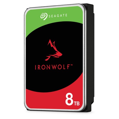 Seagate Ironwolf Nas HDD ST8000VN004 - 8 TB 3,5 Pouces SATA 6 Gbit/S Cmr - Photo 2/3