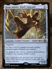 MTG TCG SpiderMan Iron Spider, Stark Upgrade 0166 Regular Rare