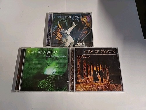 Clan Of Xymox 3 CD Album Lot / Farwell / Liberty / Notes From The Underground