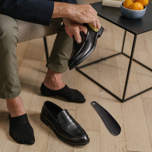 14 Stück Schuhlöffel Faule Schuhhelfer Griff Schuhlöffel Kurzheber Kunststoff - Bild 10 von 12