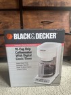 Black & Decker Compact 10 Cup Drip Coffeemaker w/ Digital Clock/Timer DCM903WH