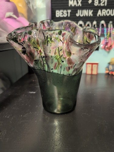 Don Drumm Vase mit großer Rüsche