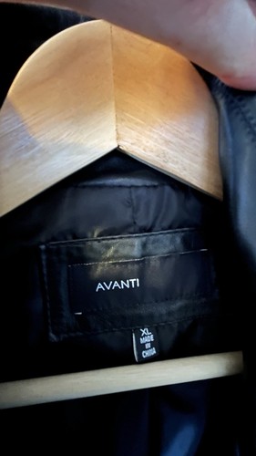 Giacca AVANTI 100% pelle di agnello zip collo alto nero XL - Foto 10 di 10