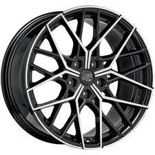 ALUFELGE MSW MSW 74 FUR VOLKSWAGEN PASSAT 8X18 5X112 GLOSS BLACK FULL POLISHED