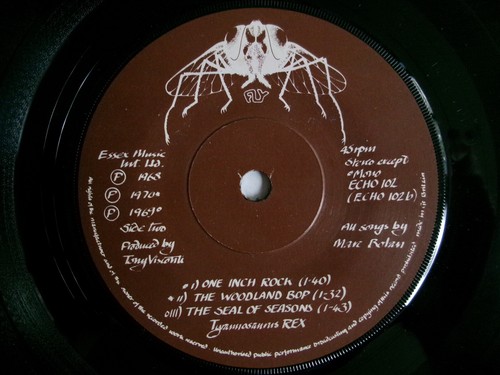 T REX DEBORA EP ONE INCH ROCK FLY ECHO 102 MARC BOLAN PYSCH FOLK - Picture 2 of 2