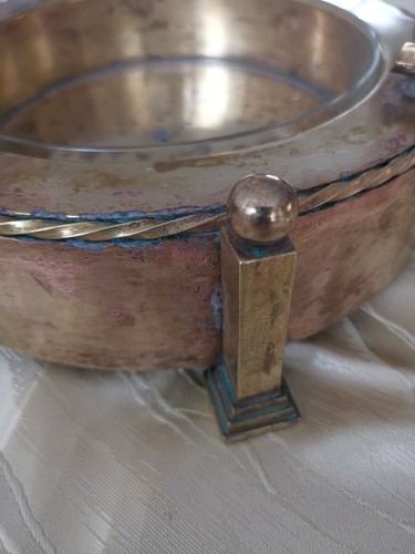 Jugendstil Stammtisch Aschenbecher . Von 1900 - 1920 - Bild 4 von 17
