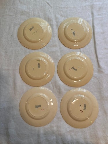Royal Doulton The Kirkwood Dessert Plates Set Of 6 England Antique SIGNED 7.1/4" - Picture 9 of 11
