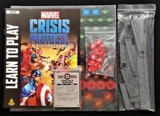 Marvel Crisis Protocol Core Game Rules Book Tactics Cards Tokens Dice Measure