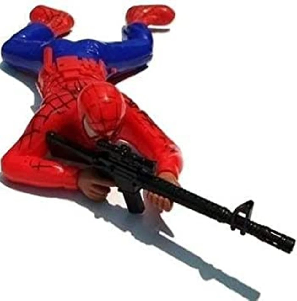 Crawling Spiderman Toy Light & Music with Gun and Shooting Sound(Big Size) - Image 2 of 4