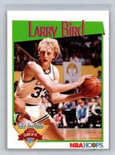 Larry Bird 1991-92 Hoops Yearbook Card #319 Boston Celtics NBA Hall Of Fame