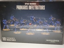 NIB Warhammer 40K Space Marine Primaris Infiltrators Miniatures
