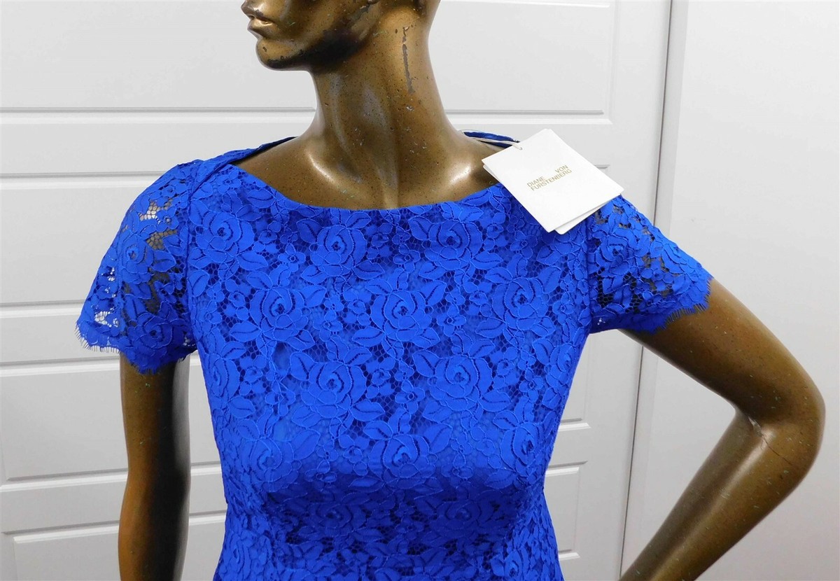Dvf ainsley top lace dress