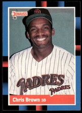 1988 Donruss #483c Chris Brown