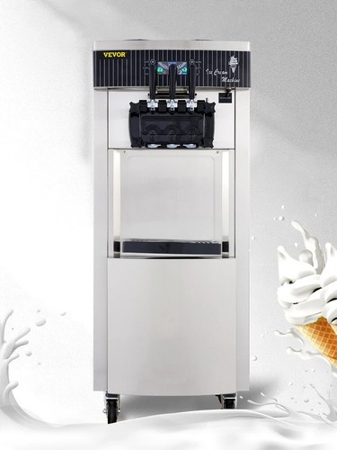 VEVOR Kommerzielle Softeismaschine Speiseeismaschine Eiscreme 3 Flavors 20-28L/H - Bild 15 von 22