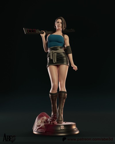 Estatua de Jill Valentine impresión 3D sin pintar/sin montar - Imagen 5 de 38