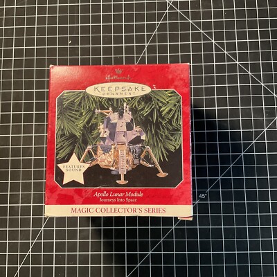 Hallmark Keepsake 1998 Apollo Lunar Module Journey Into Space Magic Ornament MIB