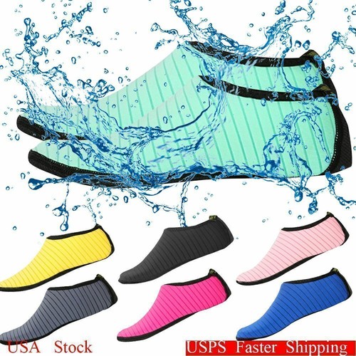 Wasserschuhe Herren Damen Haut Socken Aqua Surfen Strand Yoga Schwimmen Barfuß schnelltrocknend USA - Bild 5 von 36