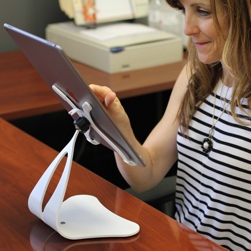 Stabile PRO Pivoting Steel iPad Stand - Black | Made in USA - Thought Out - Picture 4 of 5