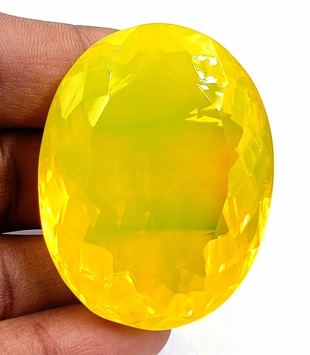 260 CT YELLOW OPAL EGL CERTIFIED MAGNIFICENT UNTREATED OVAL CUT LOOSE GEMSTONE - Picture 4 of 10
