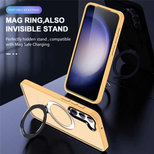 For Samsung Galaxy S24 S23 Ultra Plus Magsafe Magnet Case Heavy Duty Ring Cover - Picture 4 of 71
