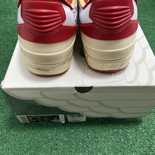 Size 13 - Nike Air Jordan 2 Retro Low SP Off-White Varsity Red 2021 Virgil - Picture 4 of 7