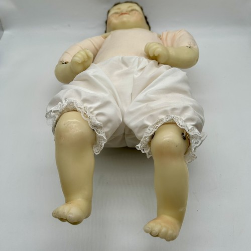 "Muñeca bebé de cera Gillie Charlson 1982 vintage 19""" - Imagen 8 de 19