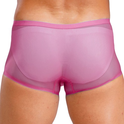 Herren Boxershorts Ice Silk Unterwäsche Silky Boxershorts Bulge Pouch Unterwäsche - Bild 64 von 76